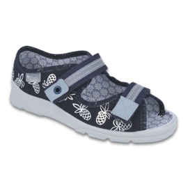 Befado children's shoes 969Y138 navy blue