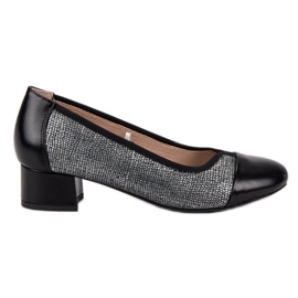 Pumps On The VINCEZA Flat Heel black grey
