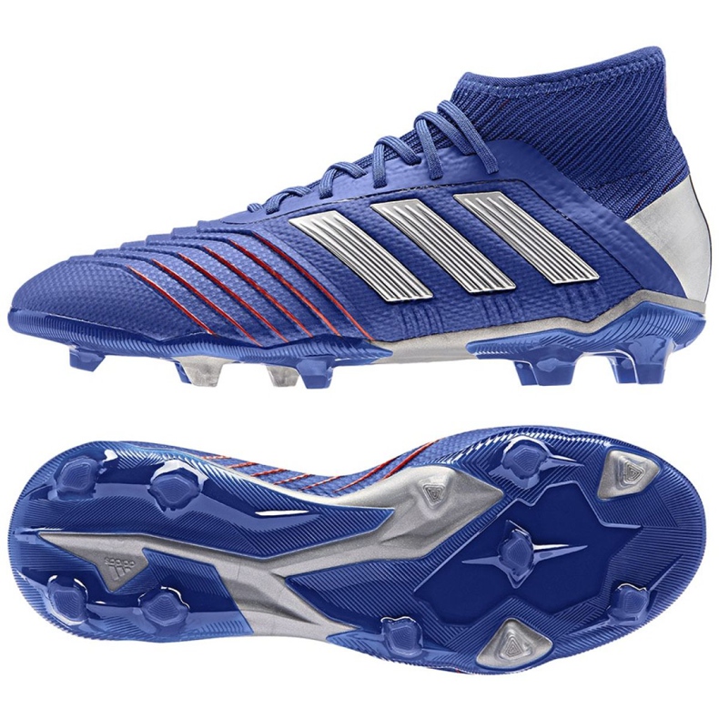 Adidas Predator 19.1 Fg Jr CM8530 football boots blue blue