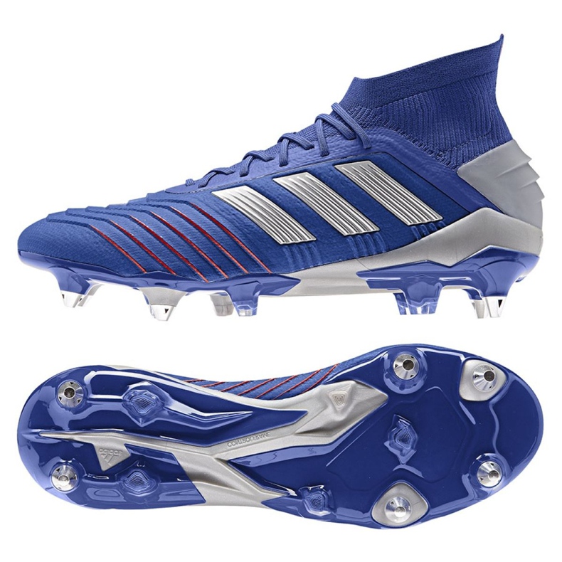 Adidas Predator 19.1 Sg M BC0312 football boots blue blue