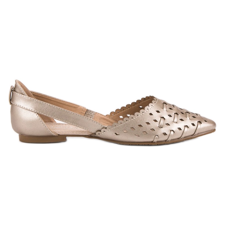 Stylish VINCEZA ballerinas yellow