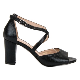 Black Sandals On A Bar VINCEZA
