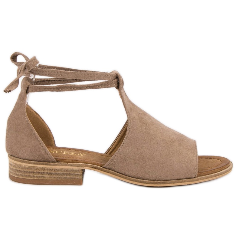 VINCEZA beige sandals