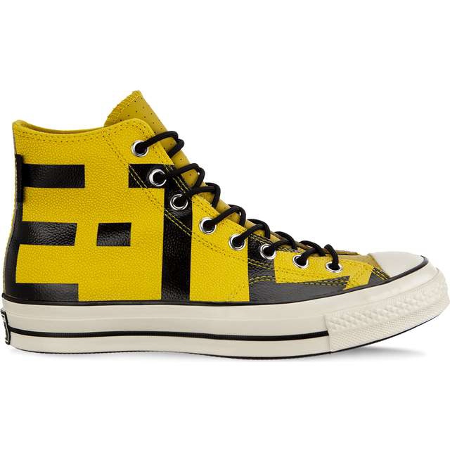 Converse Chuck 70 Gore Tex Leather High C163226 Bold Citron Black Egret yellow