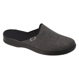 Befado men's shoes pu 089M410 black grey
