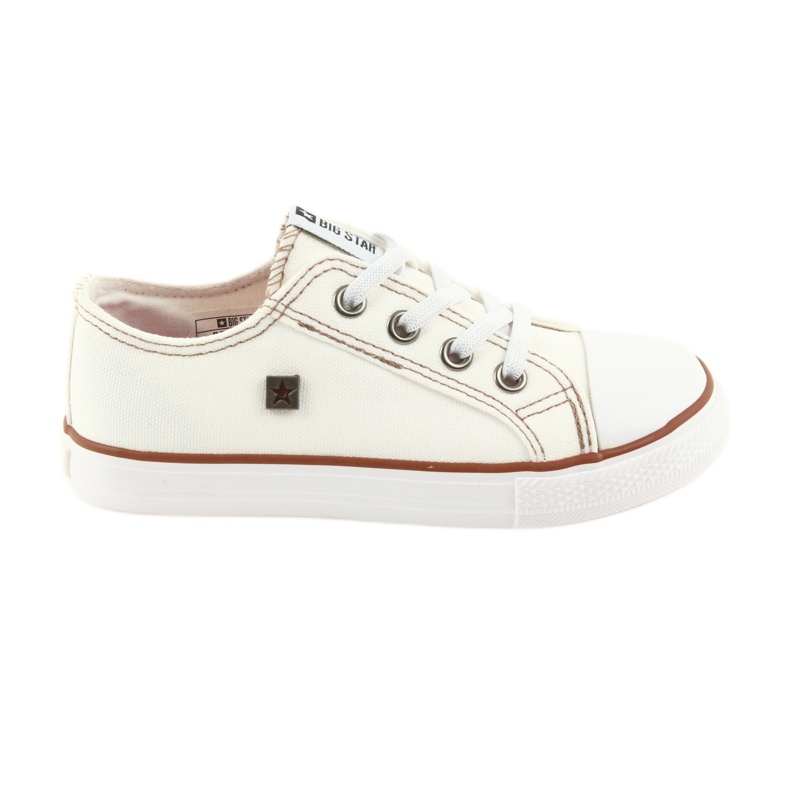 Big Star children's sneakers tied 374085 white