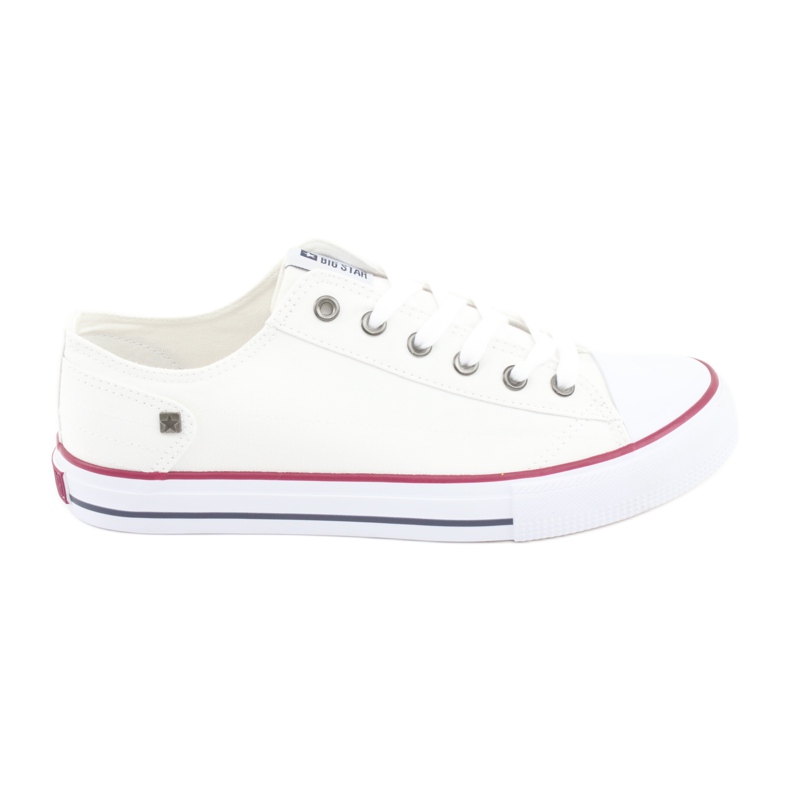 Big Star Classic Tie Sneakers white DD174271