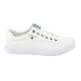 Big Star Men's sneakers, tied white 174097