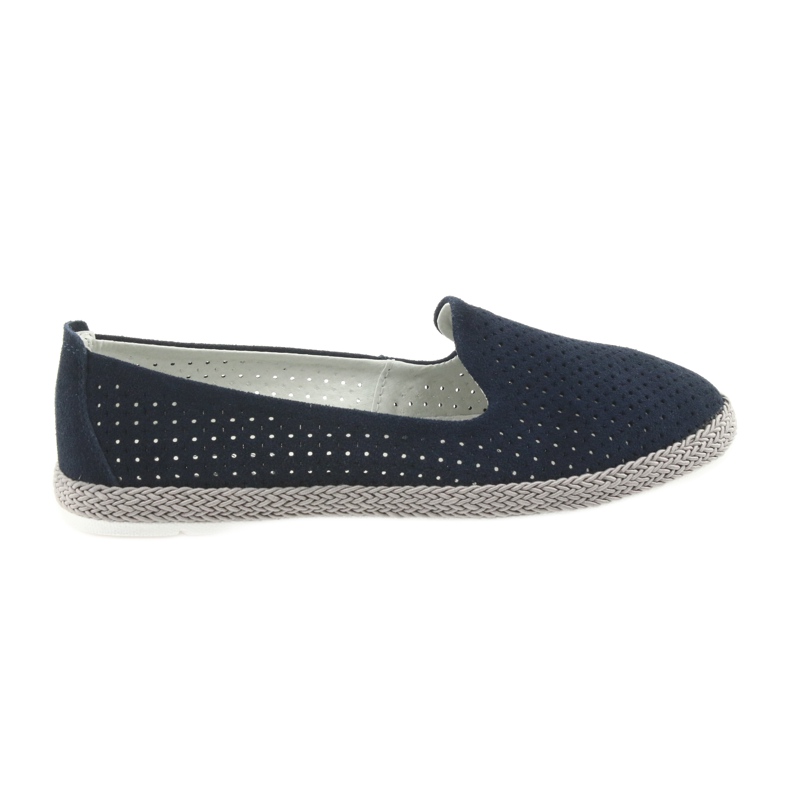 Filippo Lordsy women's ballerinas espadrilles F 081 navy blue