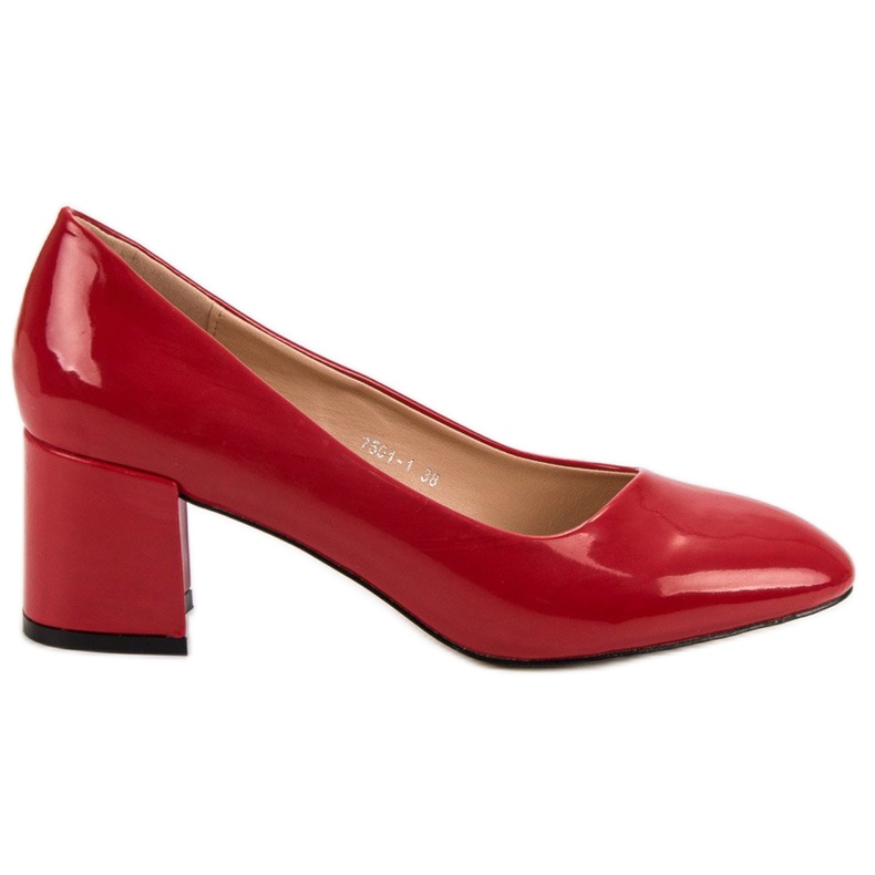 Diamantique Lacquered Pumps On A Pillar
