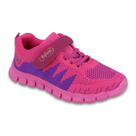 Befado children's shoes up to 23 cm 516Y022 purple pink