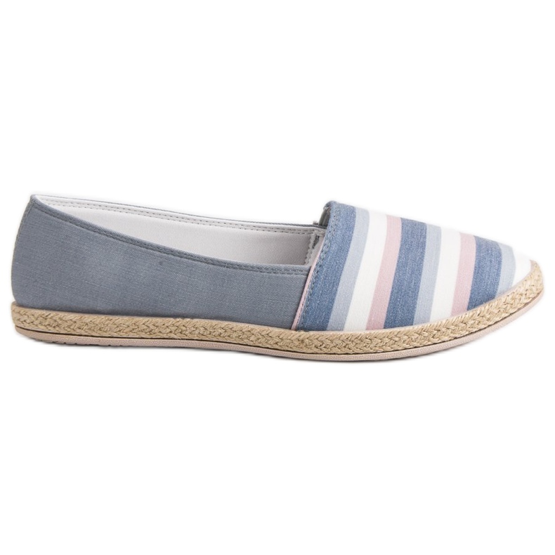 Sweet Shoes Striped Slipons grey multicolored