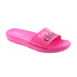 Flamingos Atletico women's slippers black pink Flamingos Atletico women's slippers black pink