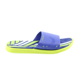 Men's slippers for the Atletico lime pool blue green