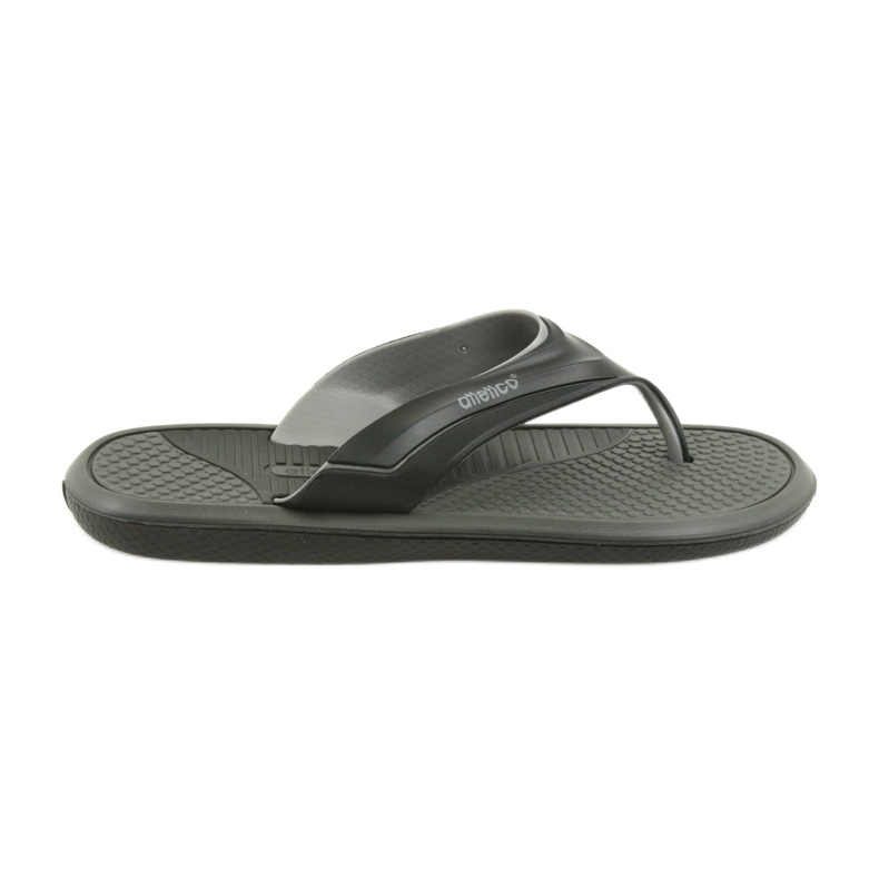 Atletico black men's flip-flops grey