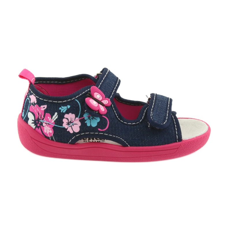 American Club Children's shoes slippers sandals American leather insert 37/19 blue pink navy blue