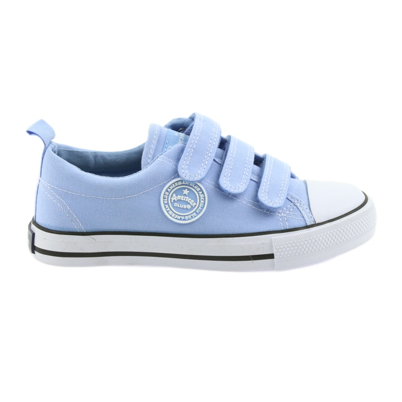 Sneakers American Club blue LH49 velcro white