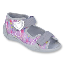 Befado children's shoes 242P086 purple multicolored