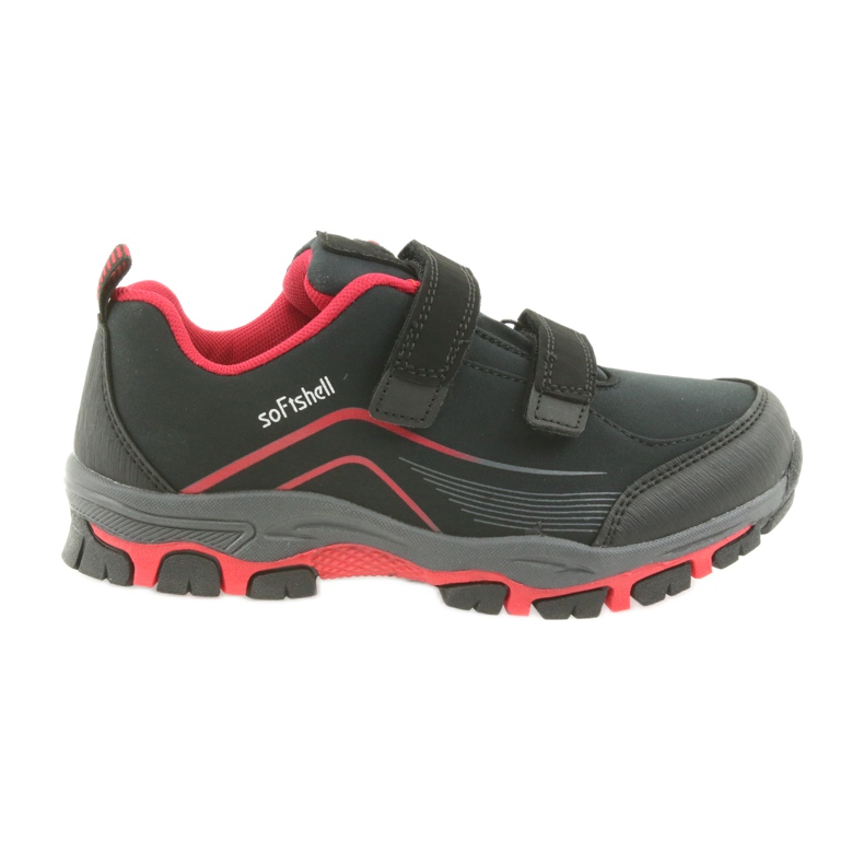 ADI American Club WT09 / 19 softshell children's sports shoes black red