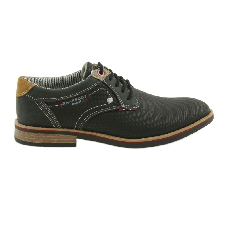 American Club Low-cut men's shoes Rhapsody RH 08/19 black