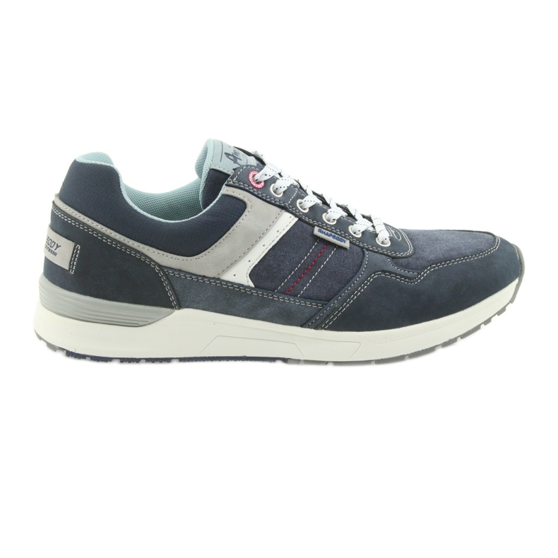 American Club ADI American RH17 men's denim sports shoes grey navy blue