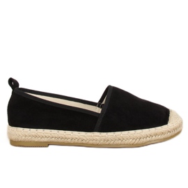 Black women's espadrilles A615-ESP-1 Black