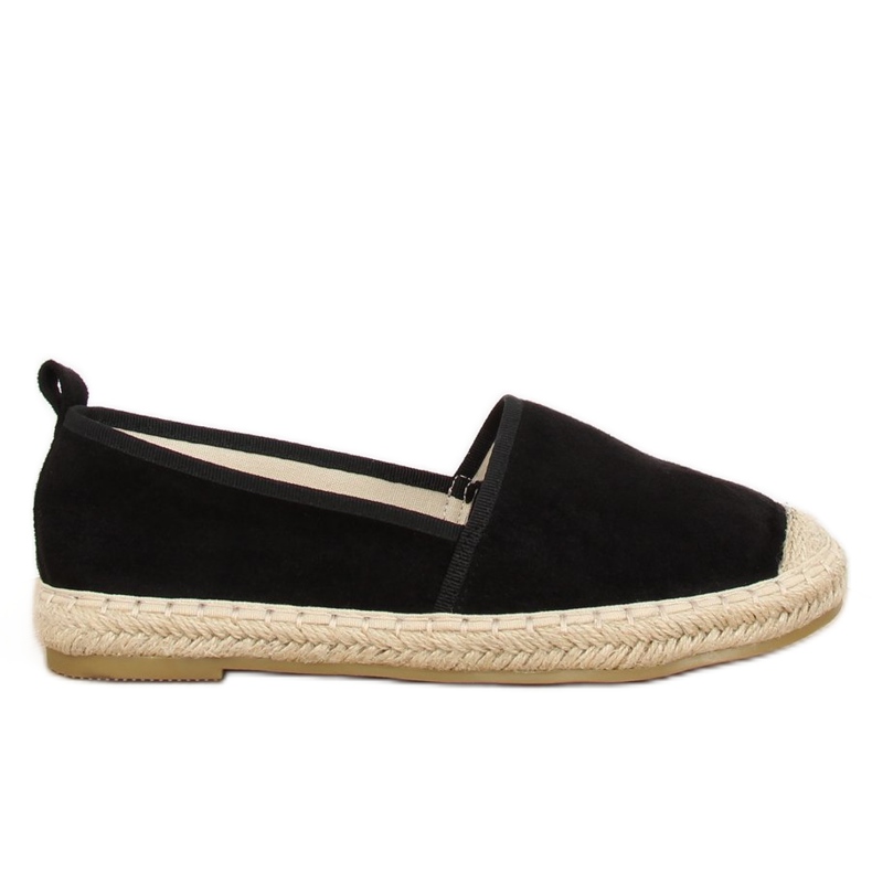 Black women's espadrilles A615-ESP-1 Black