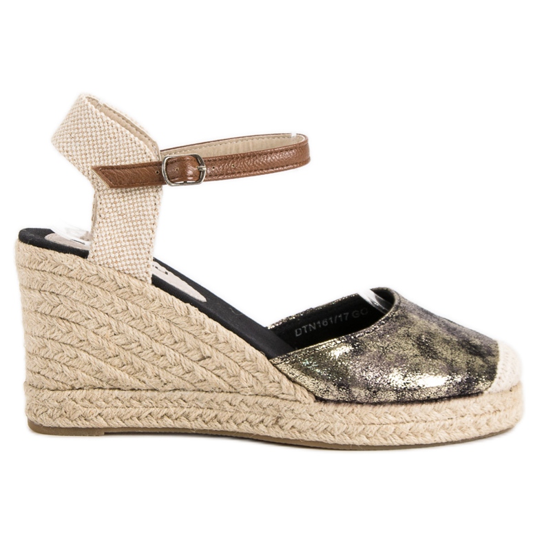 McKey Wedge Espadrilles yellow multicolored