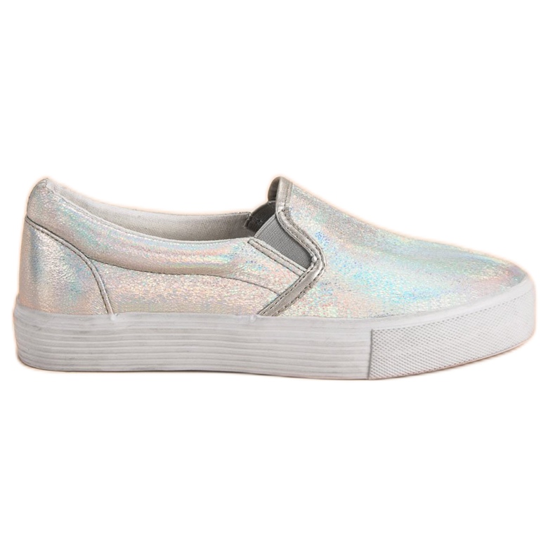 McKey Slipony Sneakers With Holo Effect grey