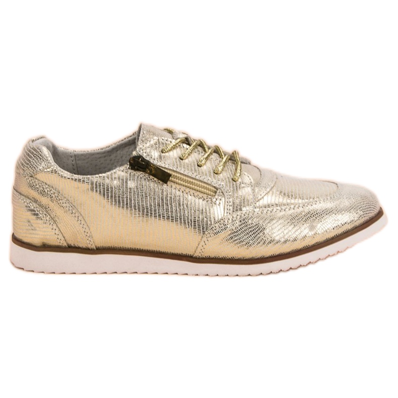 Filippo Golden Leather Shoes Filippo Golden Leather Shoes