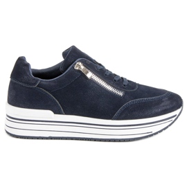 Fashionable Sports Shoes blue navy blue