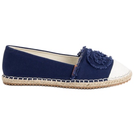 McKey Fashionable Espadrilles blue navy blue