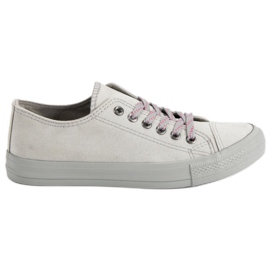 McKey Comfortable Gray Sneakers grey