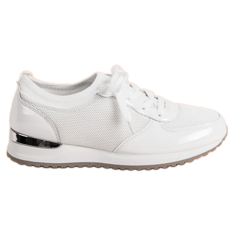 Sport Shoes With Mesh white