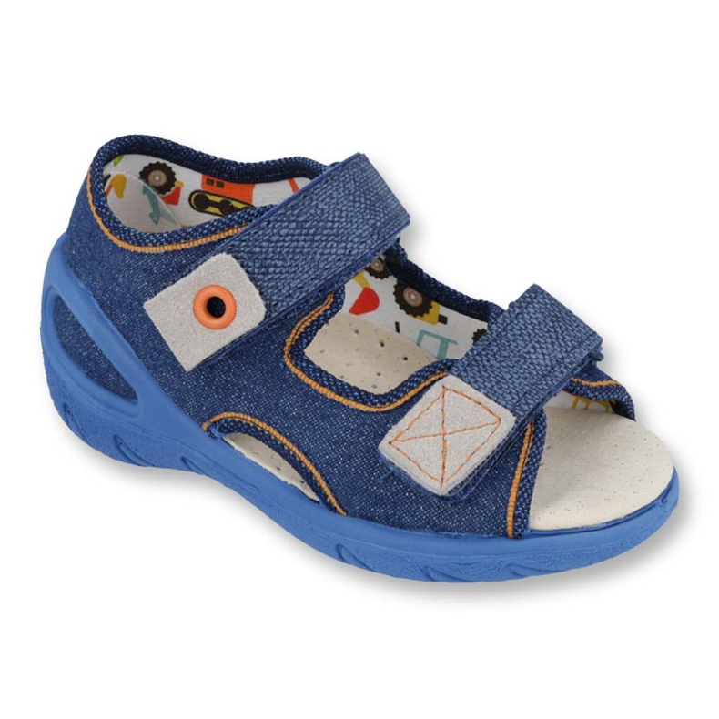 Befado children's shoes pu 065P126 blue navy blue