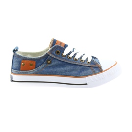 American Club dk jeans tied sneakers blue American Club dk jeans tied sneakers blue
