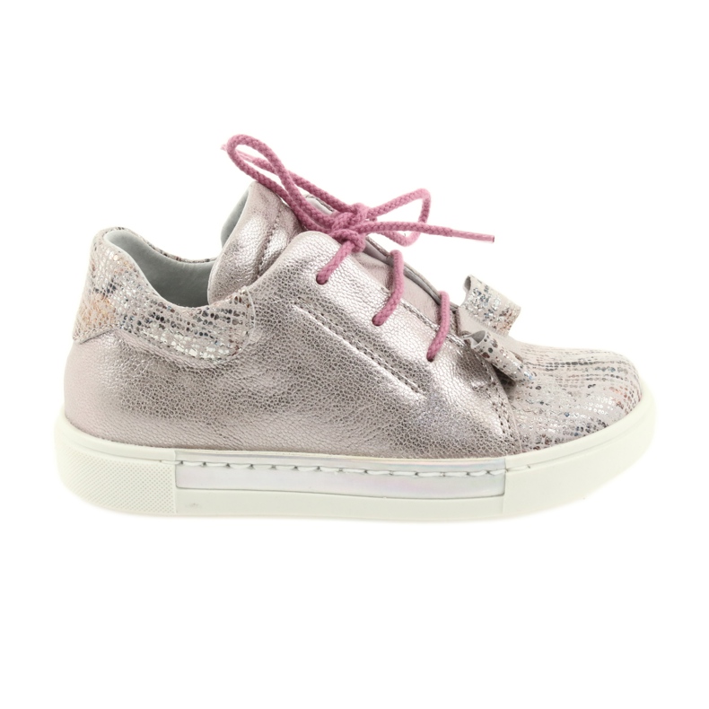 Ren But Girls' Sports Leather Shoes Rhine pink