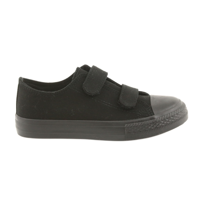 Atletico Black Velcro sneakers TDZ-7-V
