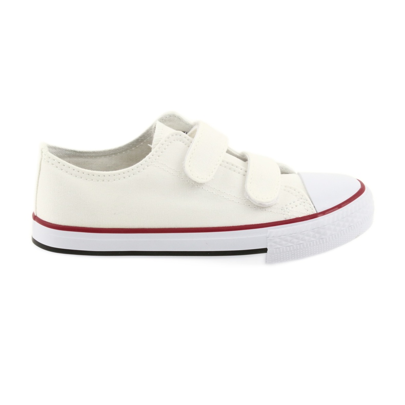 White sneakers with Velcro Atletico TDZ-7-V