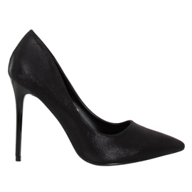 Black women's high heels AT-0596-L Black