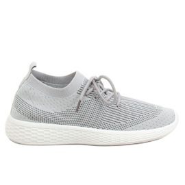 Gray sports shoes X-9755 Gray grey Gray sports shoes X-9755 Gray grey