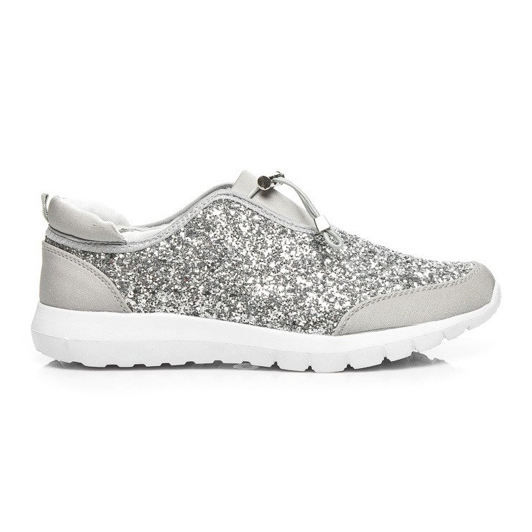 Vices Gray Glitter Sport Shoes grey