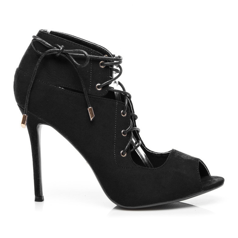 Vices Mirella tied sandals black