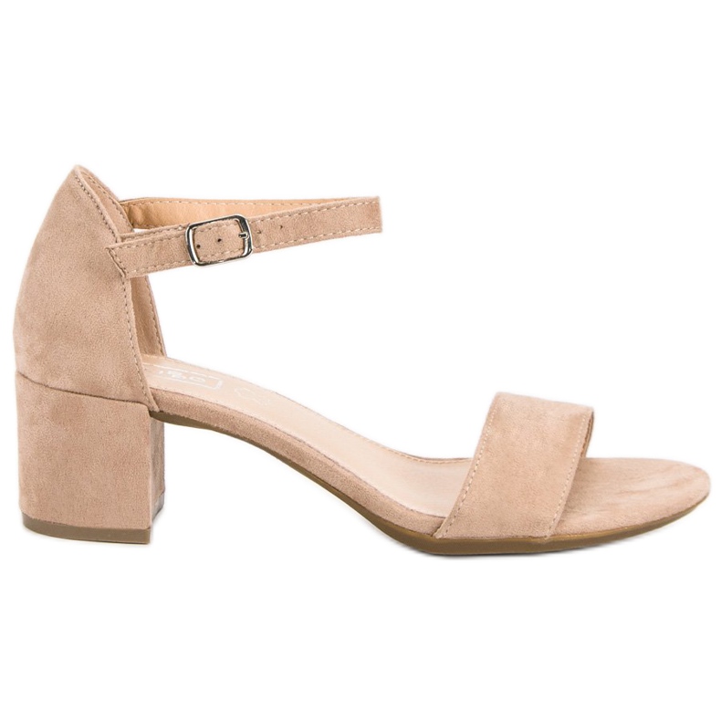 Filippo Beige high-heeled sandals