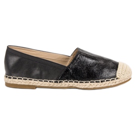 Queentina Black Espadrilles