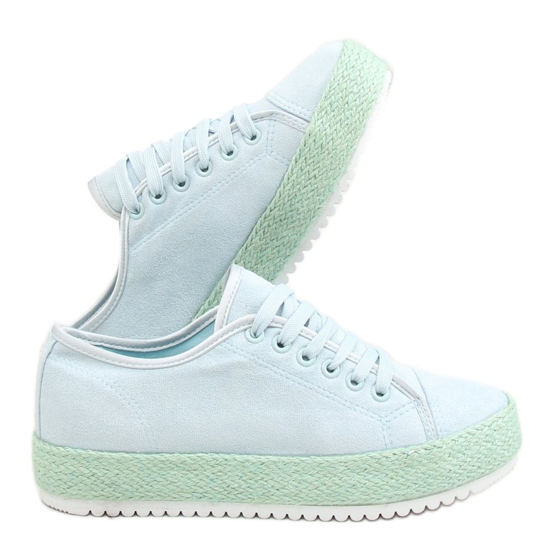 Blue espadrilles R-365 LT.BLUE sneakers