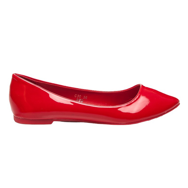 Seastar Daisy ballerinas red