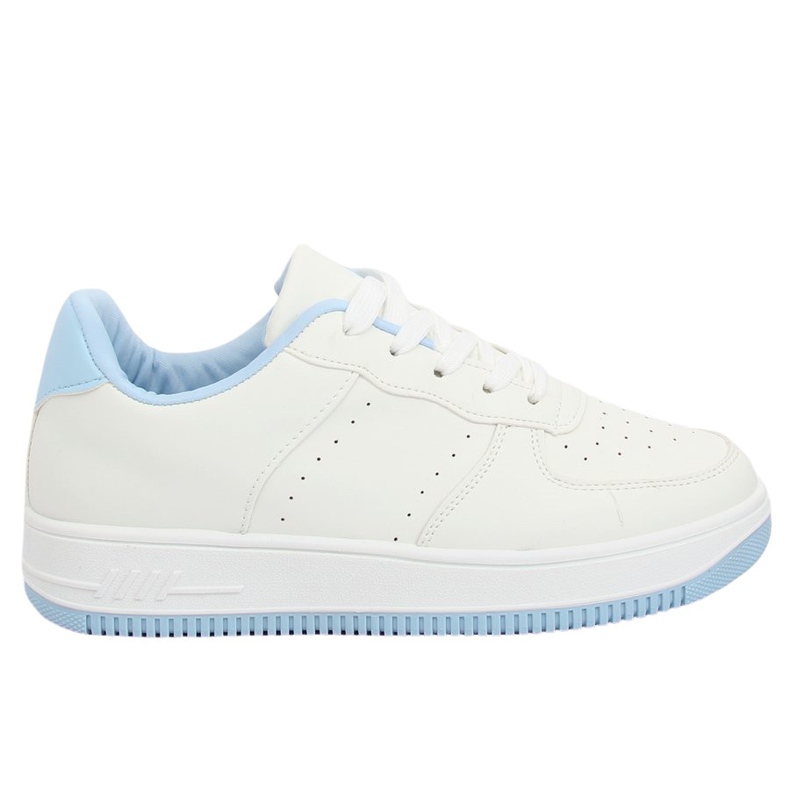 LV75P L.BLUE white and blue sports shoes