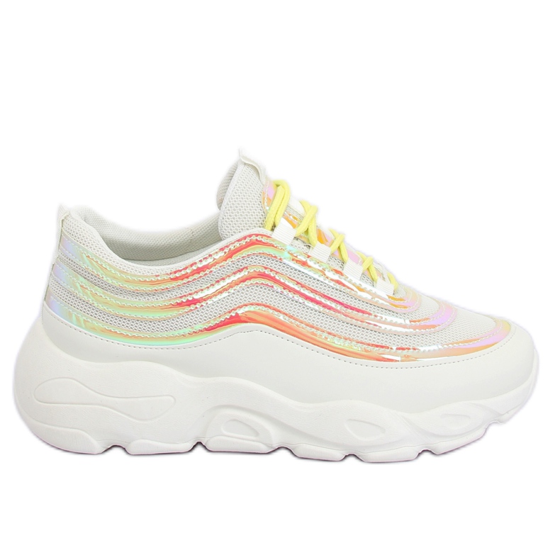 LA52P Yellow white and yellow sports shoes multicolored