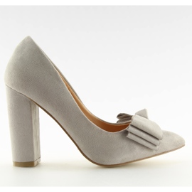 Pumps on the post gray SY42 Gray II-GAT grey Pumps on the post gray SY42 Gray II-GAT grey